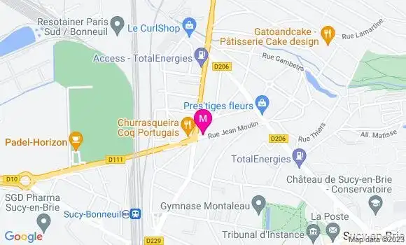 Localisation Restaurant Bar Le Pavillon