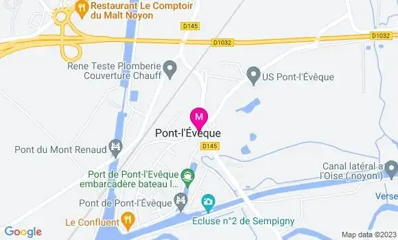 Localisation Auberge de Pont l