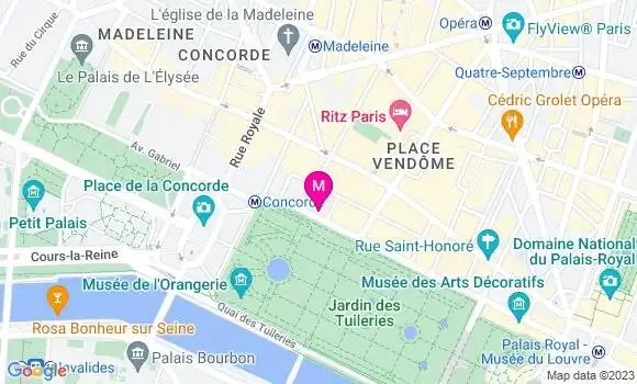 Localisation Restaurant  Cercle Suédois