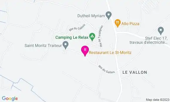 Localisation Restaurant  Le Saint Moritz