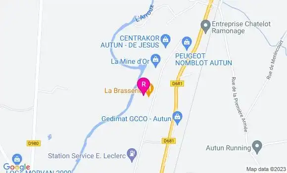 Localisation La Brasserie