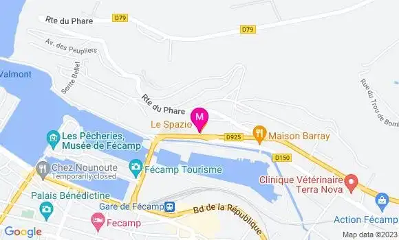 Localisation Pizzeria Le Spazio