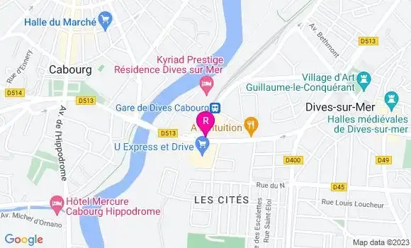 Localisation Restaurant  L