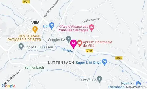 Localisation Restaurant  Le Pacha Döner