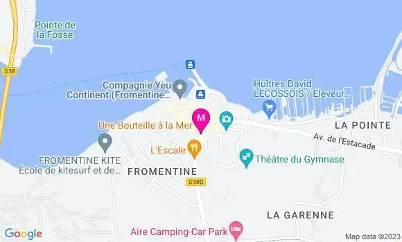 Localisation Restaurant  Une Bouteille à la Mer