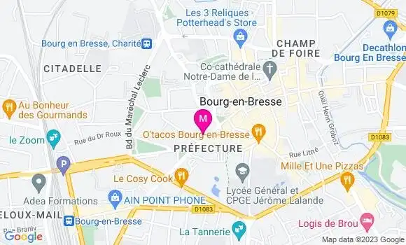 Localisation Restaurant  Comptoir Yummy