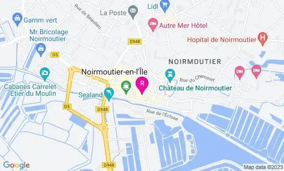 Localisation Restaurant  Le P