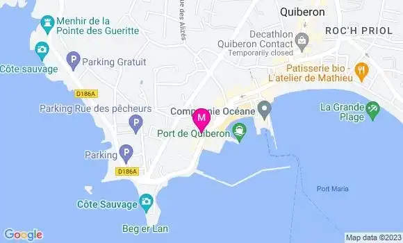 Localisation Restaurant Fruits de Mer Le Triskell