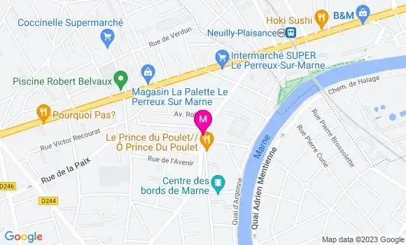 Localisation Pizzeria Le Melina