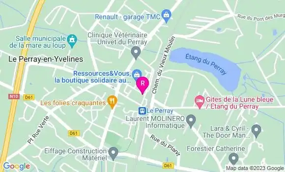Localisation Restaurant Grill Café de la Gare