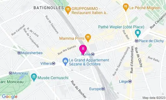 Localisation Restaurant  Chez Gladines