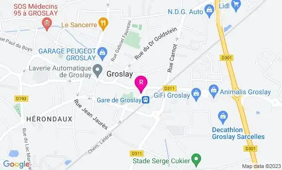 Localisation Restaurant  De Grapp