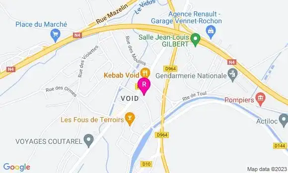 Localisation Café du Centre