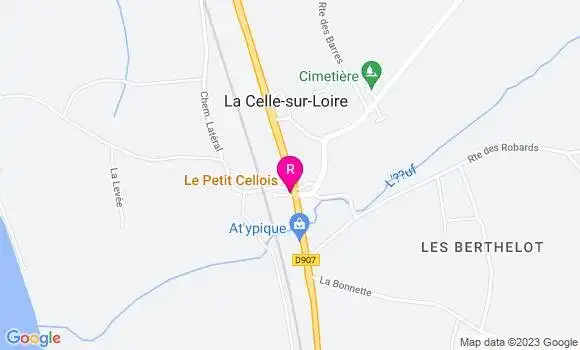 Localisation Restaurant  Le Petit Cellois