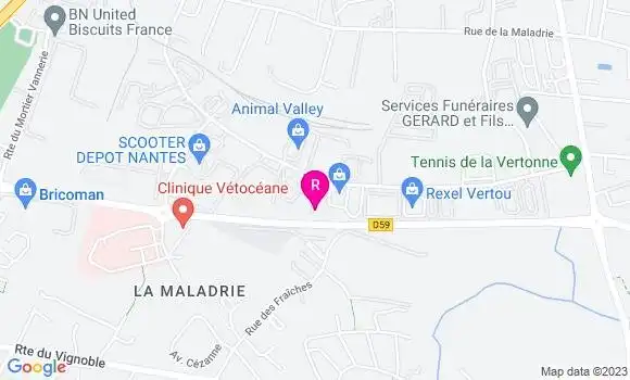 Localisation Restaurant  Le Dickies Diner