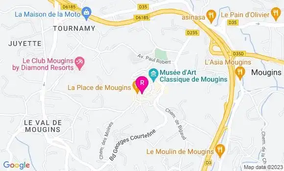 Localisation Restaurant  La Gaudinade