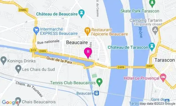 Localisation Brasserie du Canal