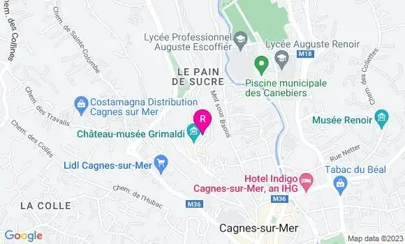 Localisation Restaurant  L