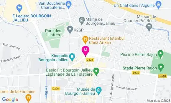 Localisation Restaurant  Le Qgb
