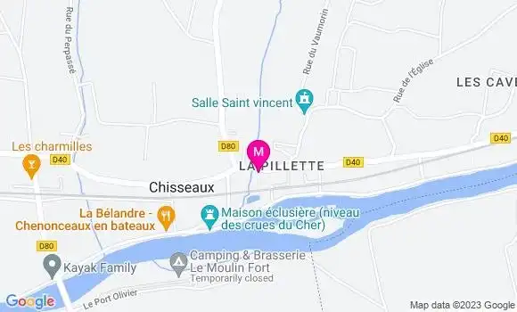 Localisation Auberge du Cheval Rouge