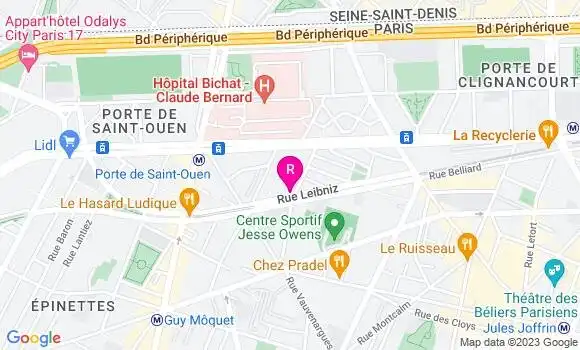 Localisation Restaurant Bar La Bricole
