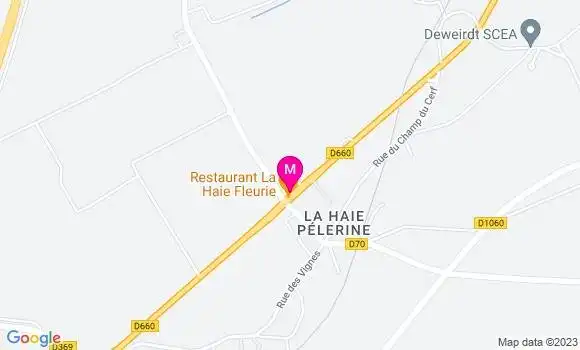 Localisation Restaurant  La Haie Fleurie