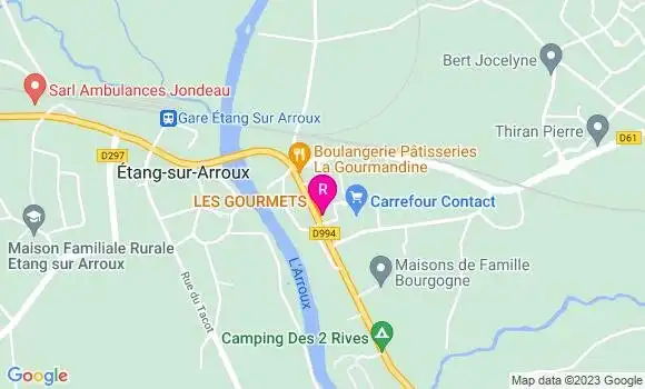 Localisation Restaurant  Les Gourmets