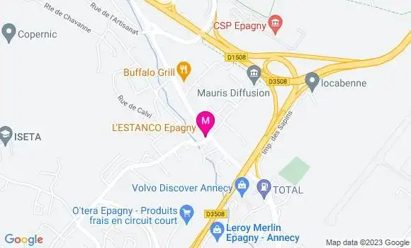 Localisation Restaurant  L