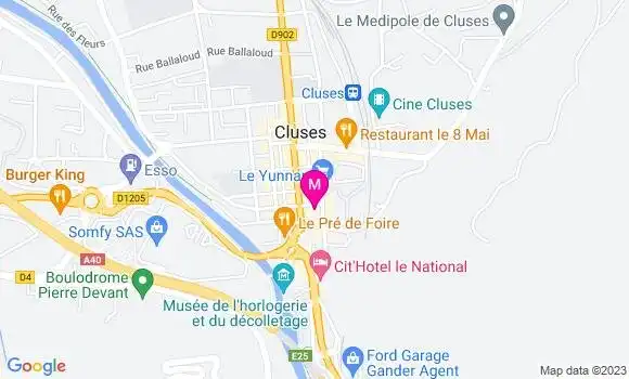 Localisation Restaurant  Le Trossingen