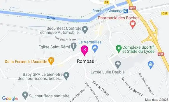 Localisation Restaurant  L