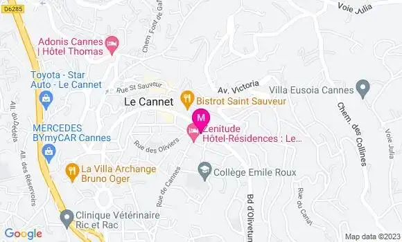 Localisation Restaurant  Lou Miedjou