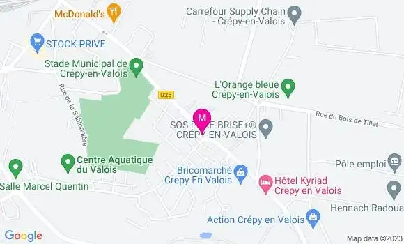 Localisation Restaurant  Le Relais du Valois