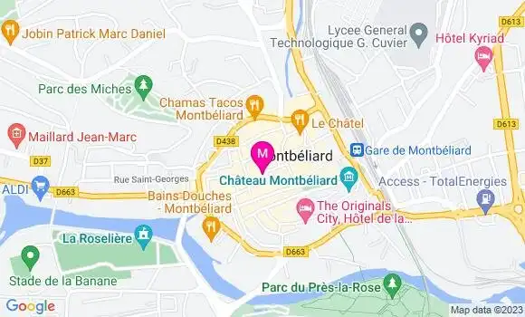 Localisation Restaurant  Les Compères