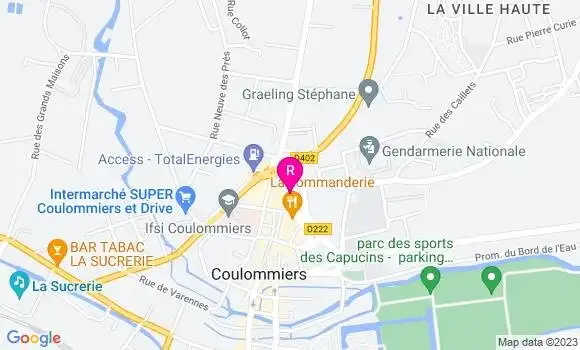 Localisation Sandwicherie La Halle aux Saveurs
