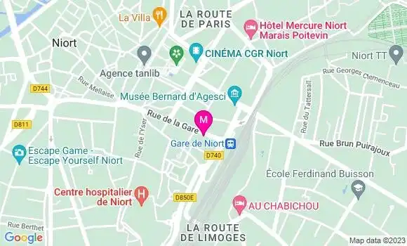 Localisation Restaurant  Le P