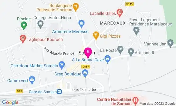 Localisation Restaurant  Le T