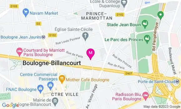 Localisation Restaurant Chinois Paris Est