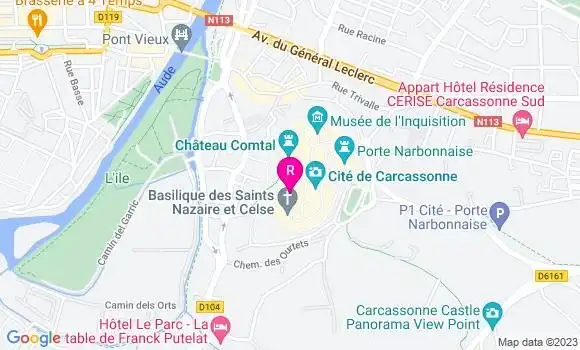 Localisation Restaurant  Au Four Saint Louis