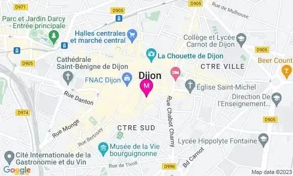 Localisation Restaurant Gastronomique Loiseau des Ducs