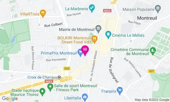 Localisation Restaurant  La Station