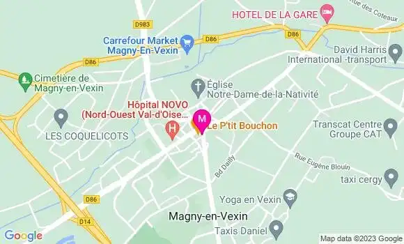 Localisation Restaurant  Le P