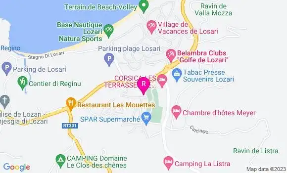 Localisation Restaurant  Les Mouettes