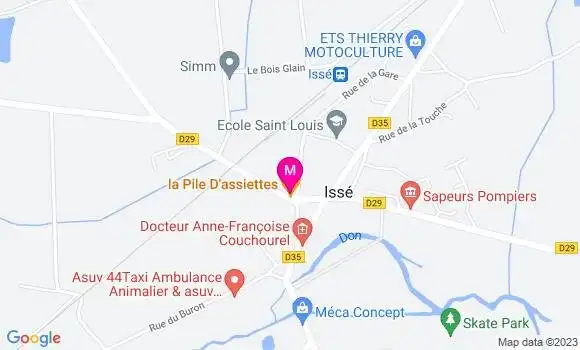 Localisation Restaurant  La Pile d