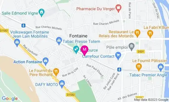 Localisation Restaurant  Le Saint Cloud