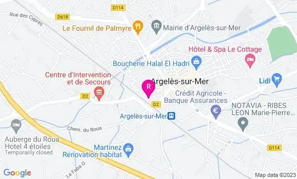 Localisation Restaurant  La Trencadis