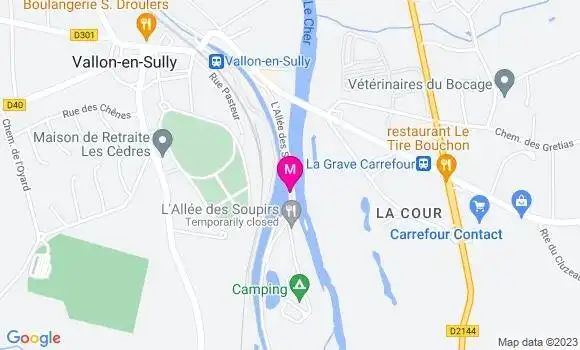 Localisation Restaurant  L