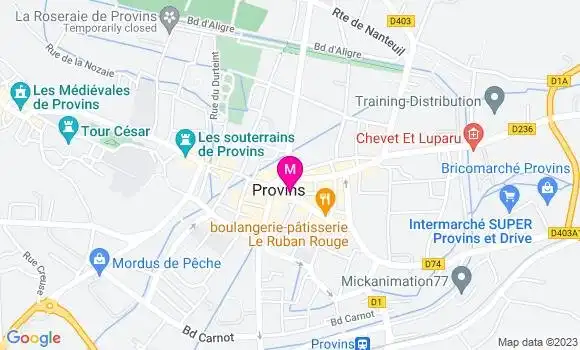 Localisation Crêperie La Malouinière