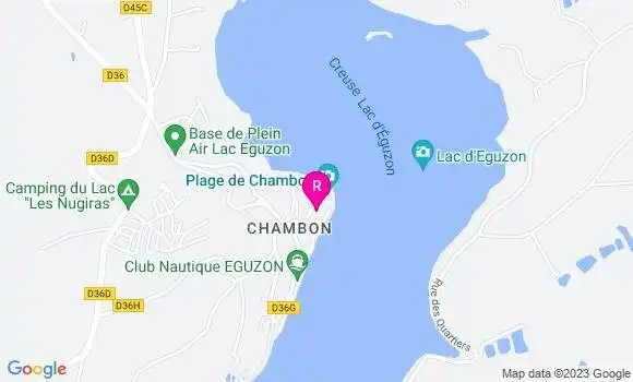 Localisation Restaurant  Le Bar de la Plage