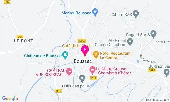 Localisation Restaurant  Café de la Place