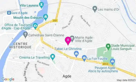 Localisation Bistrot Crocus Bistro